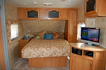 We used the TV a lot in our Fleetwood Prowler Lynx 270 FQS travel trailer when we lived in that RV fulltime