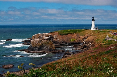 Yaquina Lighthouse Oregon. seen on our full-time RV travels.