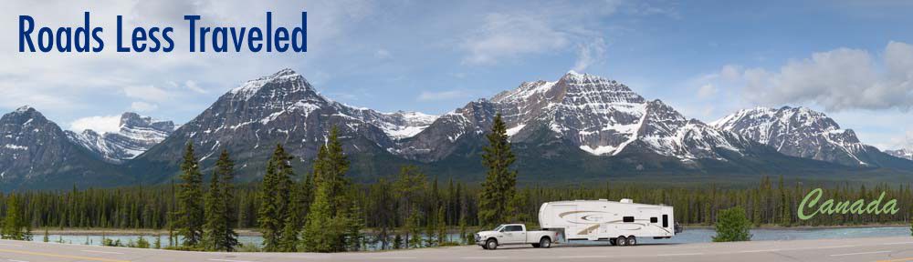 Canadian Rockies RV travel and camping Banff National Park