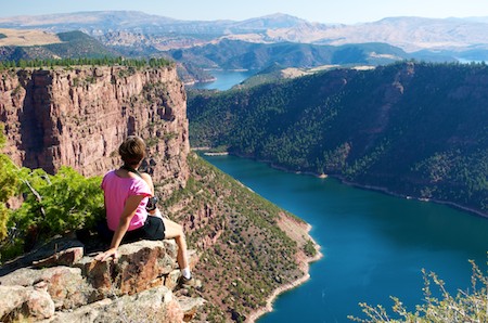 RV boondocking offers amazing views of Flaming Gorge