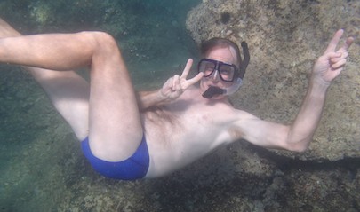 Person snorkeling playa de entrega huatulco sailing blog