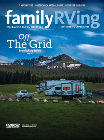 Family RVing Magazine Cover by Emily Fagan Colorado Western Slope Sep-Oct 2025