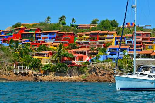 Colorful Bahia Careyes on the Costalegre