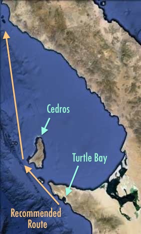 Cedros Island Map