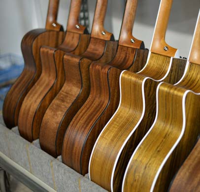 Taylor Guitars ready to be sold
