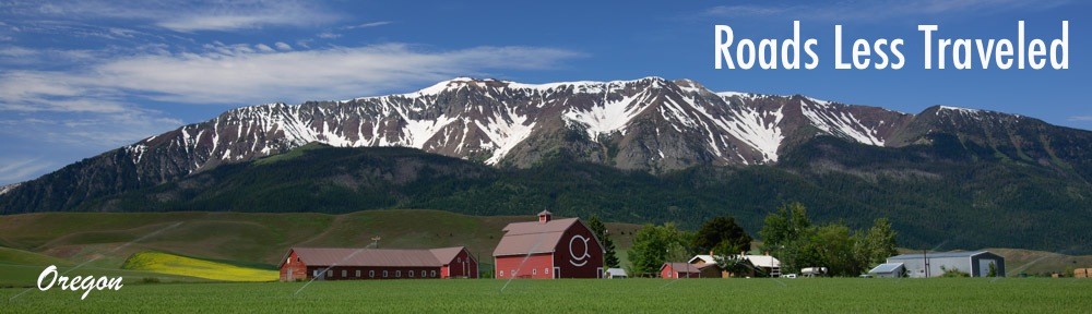 Joseph Oregon barns and mountains