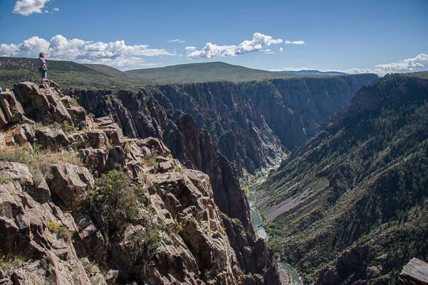Views at Black Canyon of the Gunnison National Park Colorado