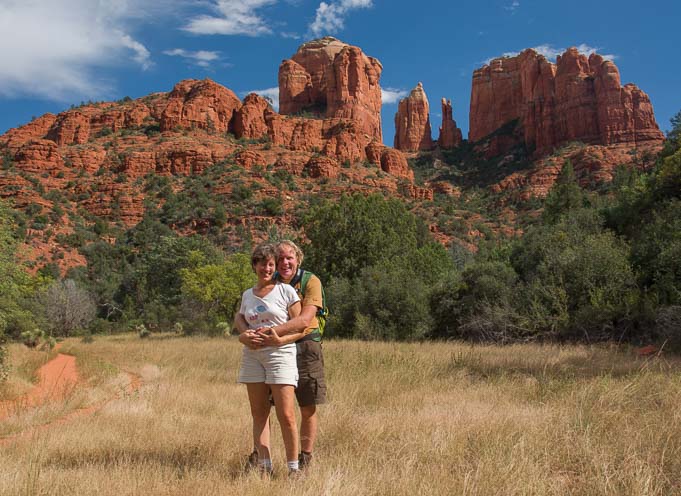 Cathedral Rock in Sedona AZ is a perfect place for a portrait!