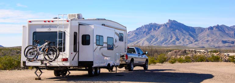 Big Bend National Park RV camping and boondocking in Texas_