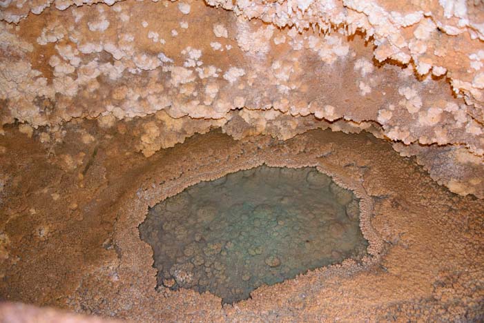 Mineral pool in Caverns of Sonora Texas