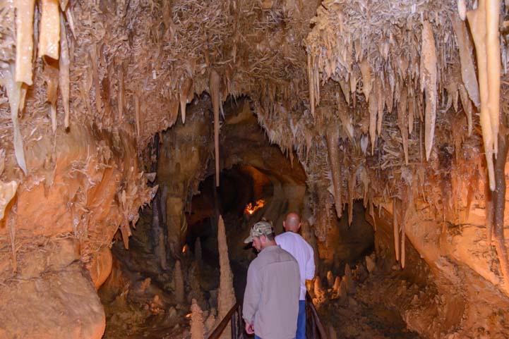 Touring Crystal Palace Caverns of Sonora Texas