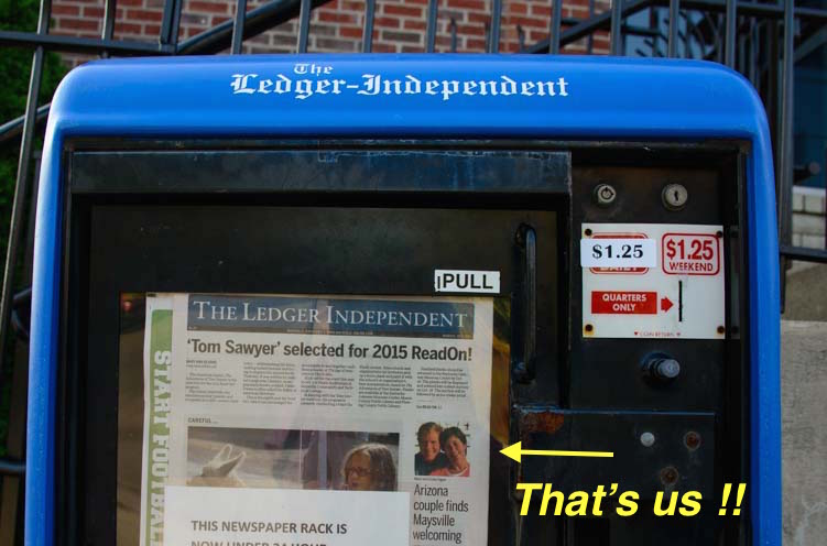 Maysville Kentucky Ledger independent Newspaper