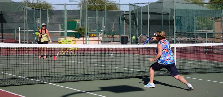 Monte Vista Village RV Resort Tennis Courts