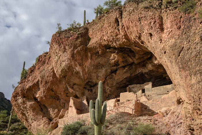 Cliff Dwellings Ancient Indian Ruins Tonto National Monument Arizona