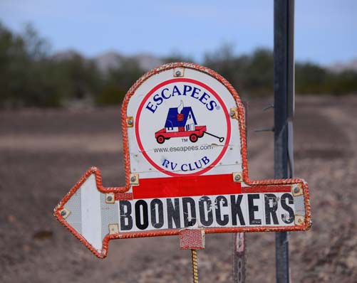 Escapees Boondockers RV Rally Quartzsite Arizona