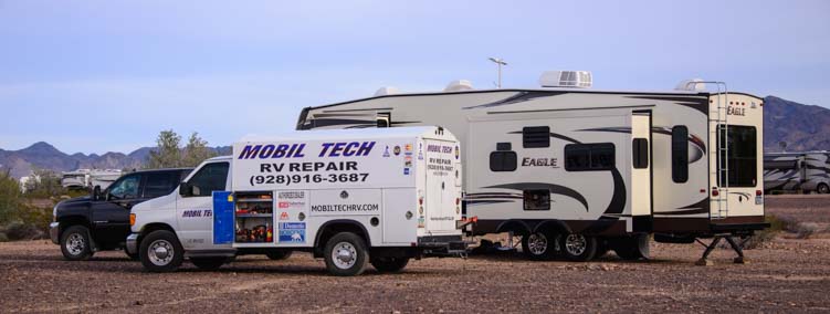 RV Mobile Tech repair for RVs and motorohomes Quartzsite Arizona