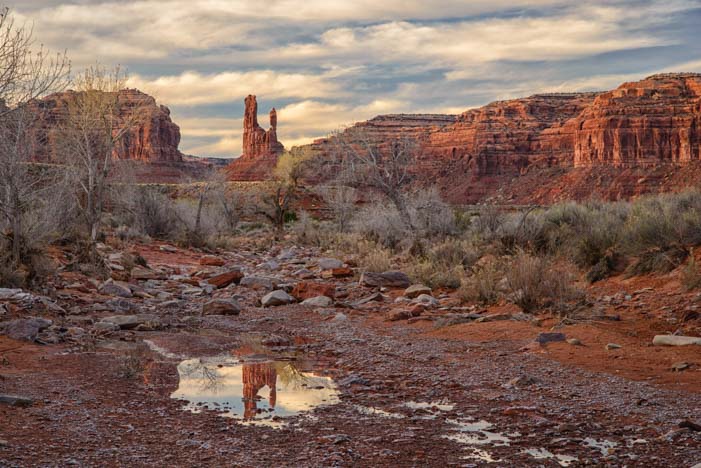 Reflections at Valley of the Gods Utah