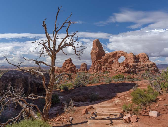 Turret Arch Arches National Park Utah