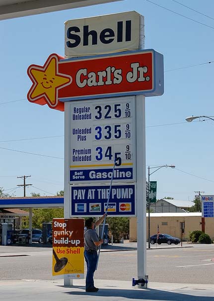 Gas prices June 2007 full-time RV travel and camping