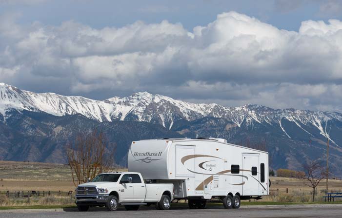 RV camping Salmon River Idaho