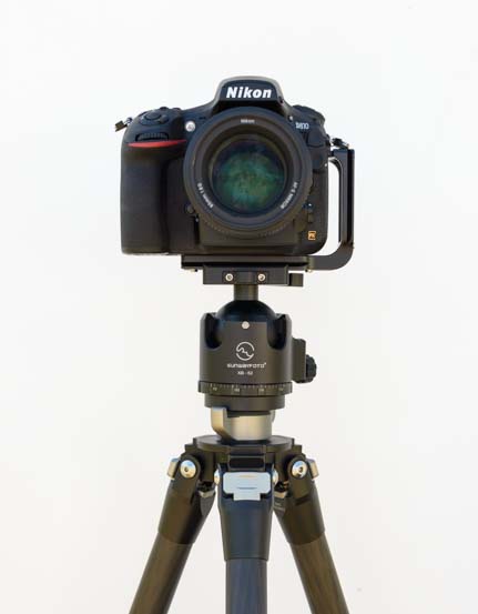 Nikon D810 on Sunwayfoto T2C40C Tripod with XB-52DL ballhead and PNL-D810R bracket