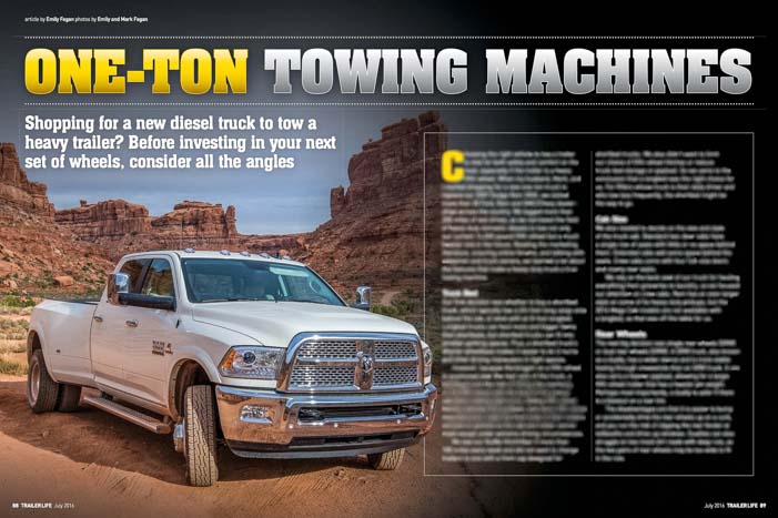 Trailer Life Magazine Choosing a Truck for Heavy Duty Towing