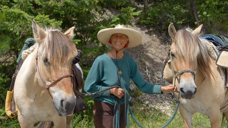 Bernice Ende on 28,000 mile long horse back ride