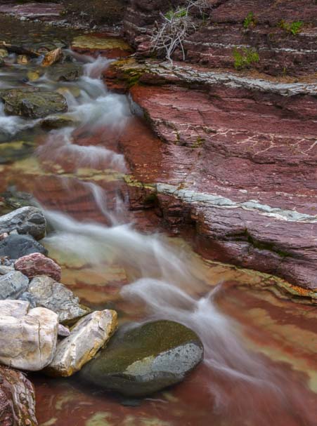 Red Rock Canyon Waterton Lakes National Parks Canada