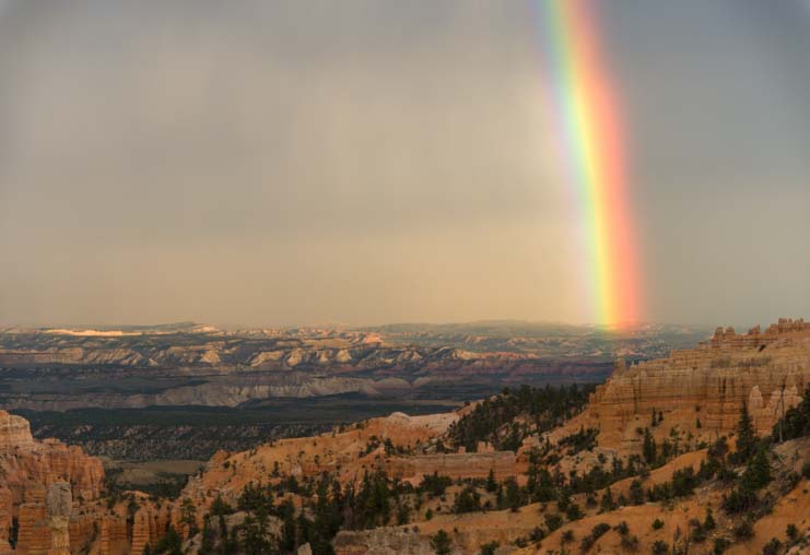 Rainbow Fairyland Point Bryce Canyon National Park Utah