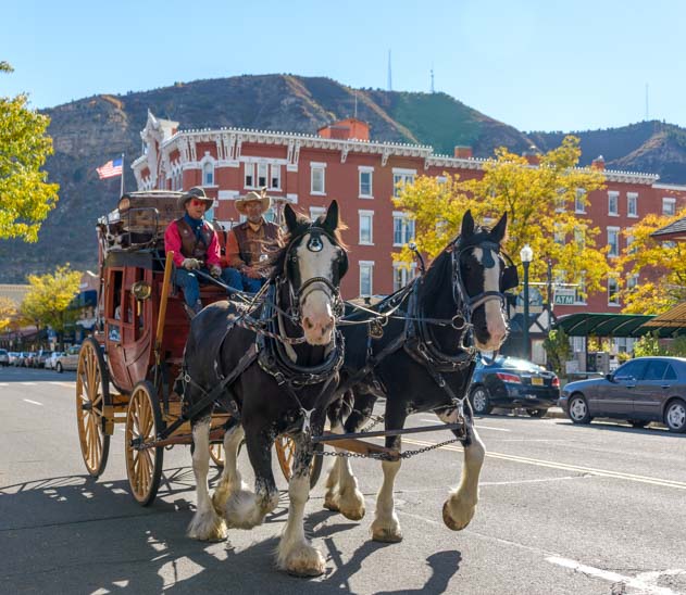 Horse and carriage Durango Colorado
