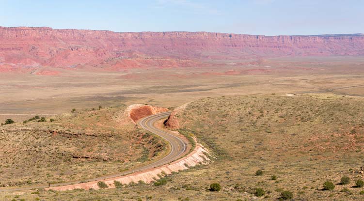 Road in Vermillion Cliffs National Monument Arizona