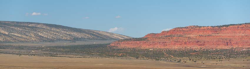Red rocks and juniper hills Vermillion Cliffs Arizona