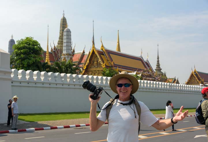 Tourist at Grand Palace Bangkok Thailand