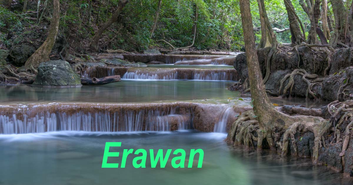 Erawan Waterfall Erawan National Park Kanchanaburi Thailand
