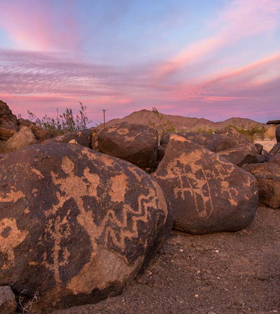 Painted Rock Petroglyphs Gila Bend Arizona