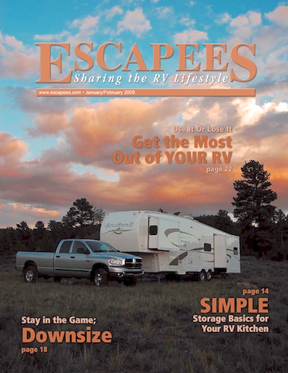 Escapees RV Club Magazine Cover Jan-Feb 2009 Bryce Canyon UT
