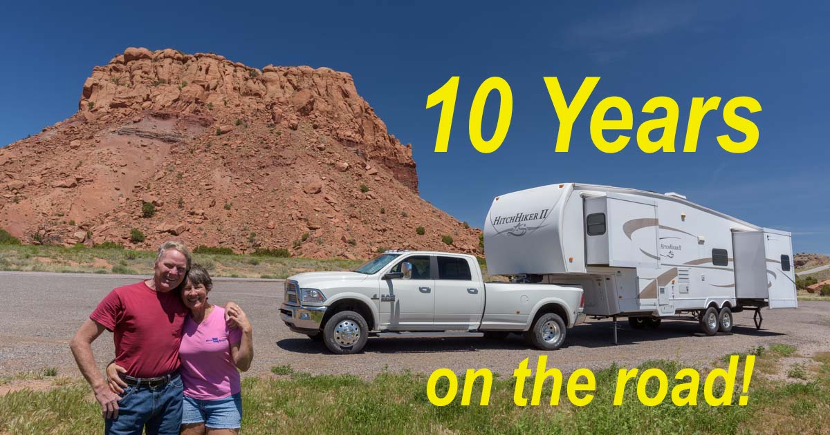 10 years of full-time RV travel and sailing