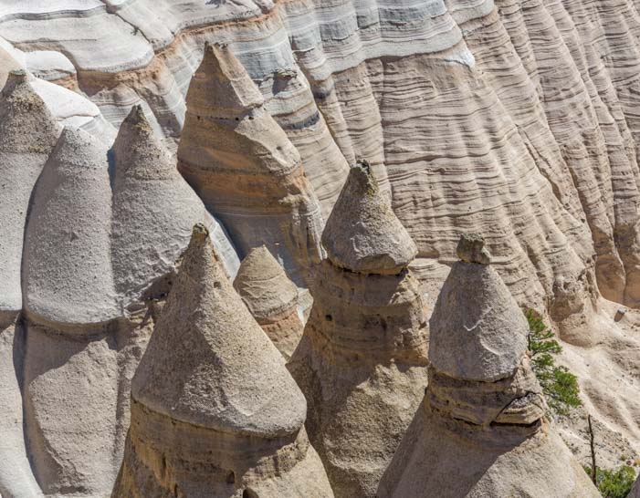 Closeup Tent Rocks National Monument New Mexico