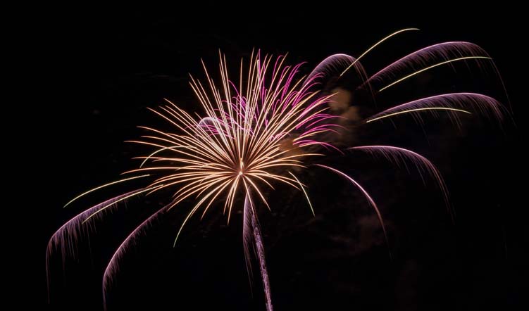 4th of July fireworks Custer South Dakota