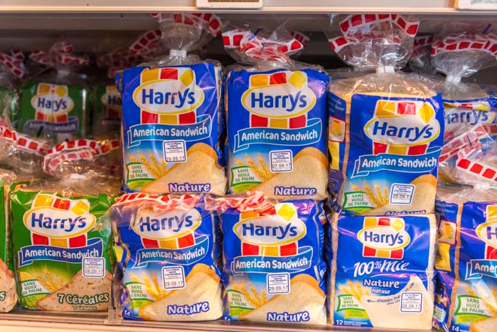 Harrys American Sandwich bread in France
