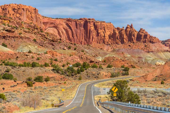Utah Byway 24 Capitol Reef National Park Scenic Drive RV trip-min