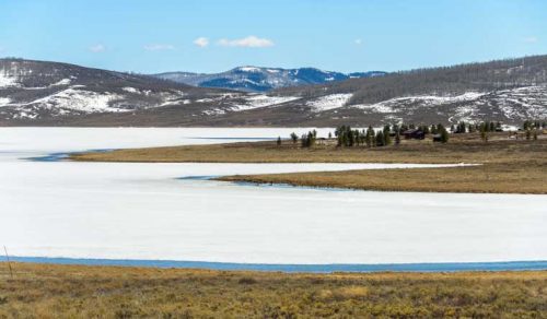 Strawberry Reservoir, Utah – Springtime Beauty with Ice & Snow!