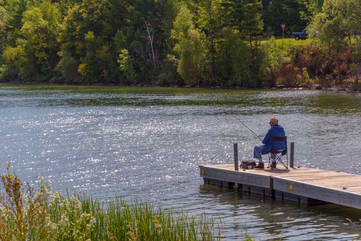 Fishing in Leech Lake in Walker Minnesota-min