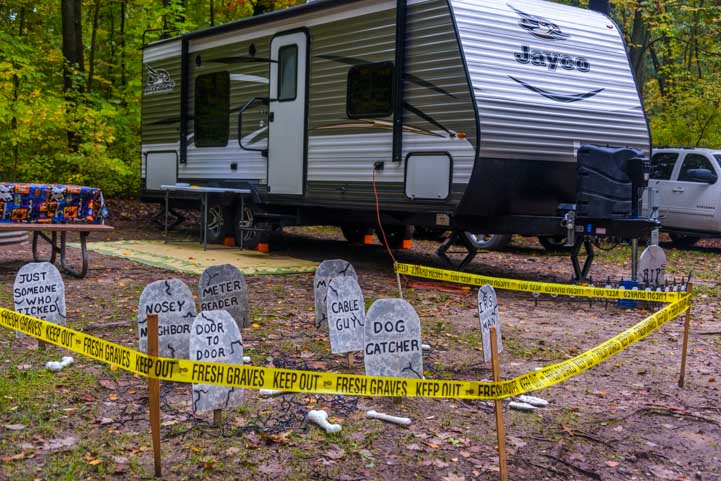 Halloween Camping – RV Witches & Goblins at Michigan State Parks!