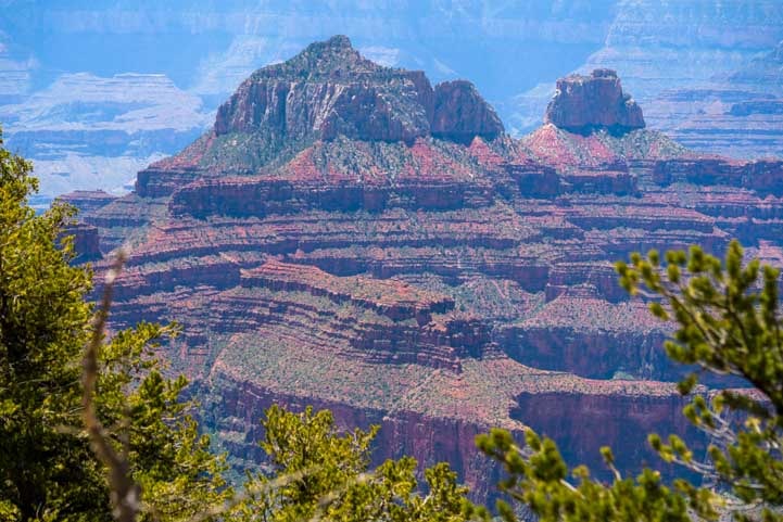 First glimpse Grand Canyon North Rim Arizona-min