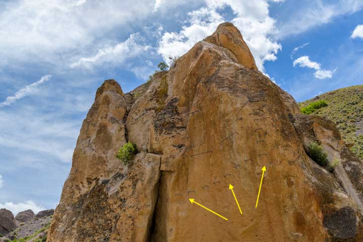 Ladder Rock at Hoover's Rest Area in Utah