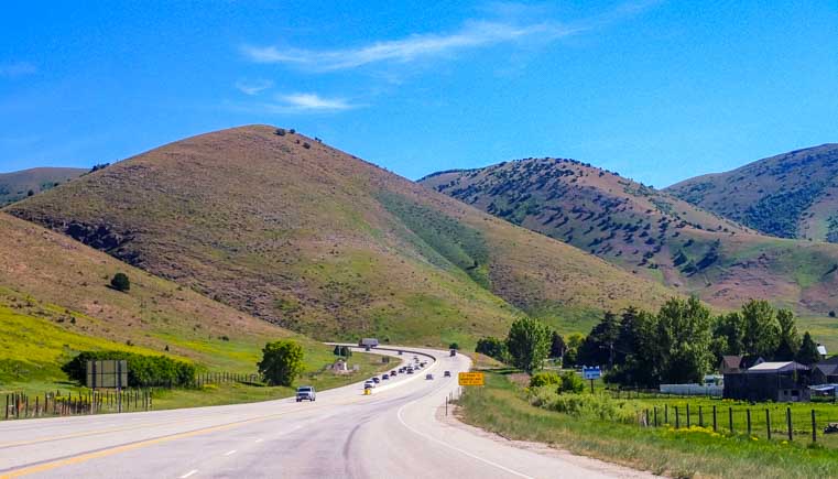 Back country highway in Utah