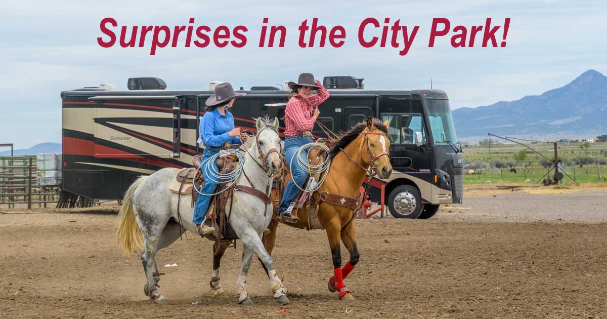 Little Britches Rodeo in Panguitch Utah City Park