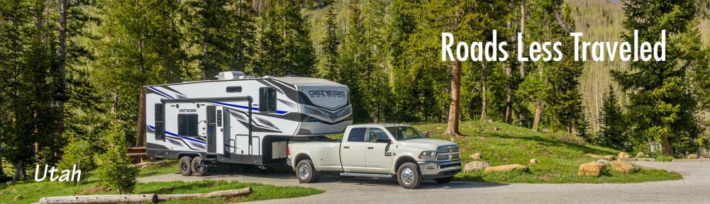 RV camping in Utah Genesis Supreme Toy Hauler
