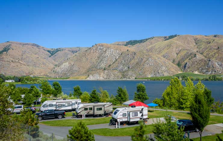 Entiat City Park RV camping in Washington